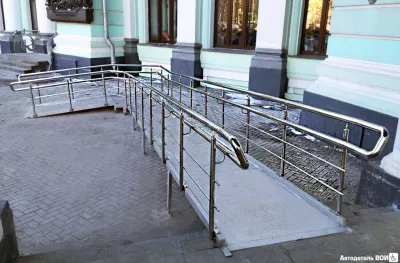 Пандус уличный из ПВЛ